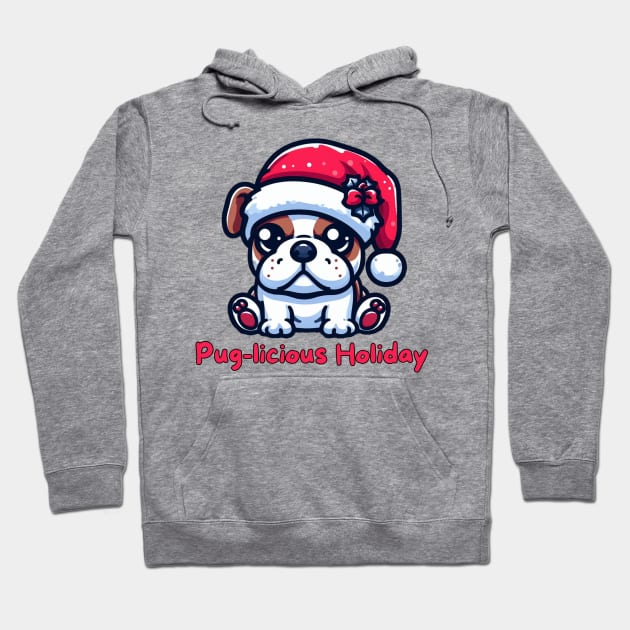 Merry Pugmas Hoodie by Japanese Fever